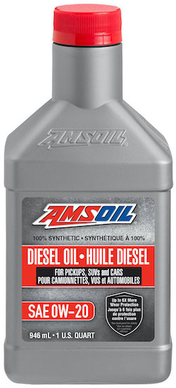 AMSOIL Synthetic Diesel Oil SAE 0W-20 (DP020)